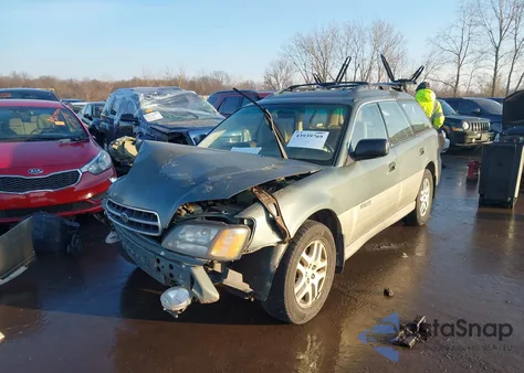 2001 Subaru Outback from USA, damaged, VIN 4S3BH665016608994